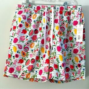 New mens MOTT50 Swim watermelon Fruit Print 7” Board shorts Large